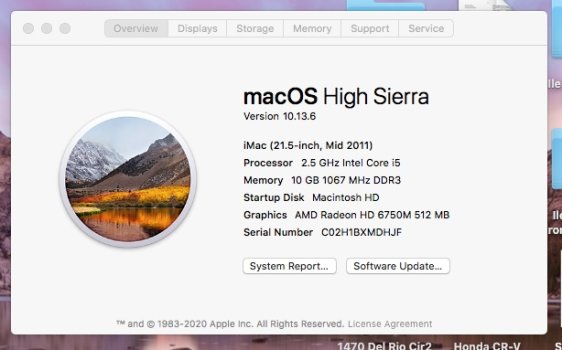 Scrren shot "About This Mac.jpeg