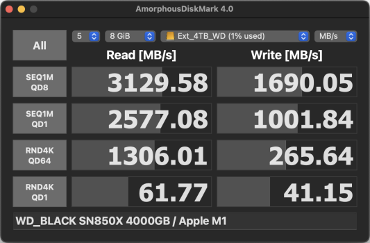 WD_BLACK SN850X 4000GB : Apple M1 - 8GB test.png