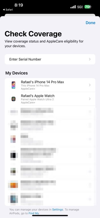 Why does Watch app tell me I need to add AppleCare when I already have it MacRumors Forums