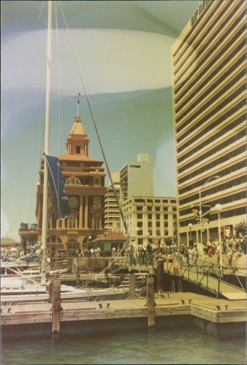 1990-01- DVD6_0365 "Auckland Harbor - sailboats from round-the-world Whitbread race".jpg