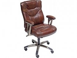 Lane for Staples Mystic Brown Leather Mgr's Chair with Leather Lacing and Contrast Stitching.jpeg