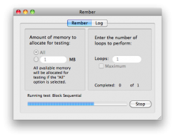 Rember Memory tester running.png