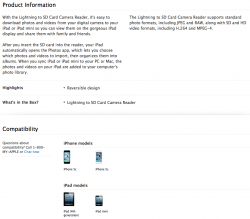 Lightning to SD Card Camera Reader iPhone 5S compatibility.png