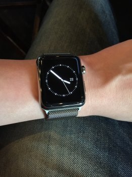 42mm watch on small wrist