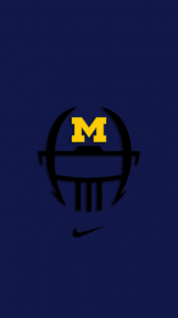 Michigan Wolverines nike helmet 01.png