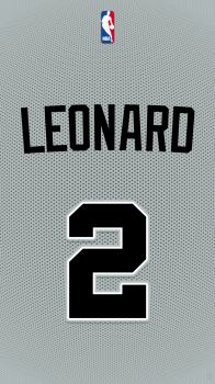 San Antonio Spurs Leonard alternate back.png