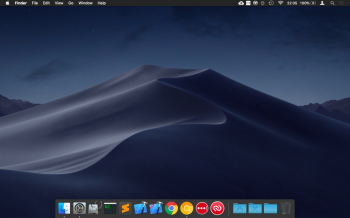 Dark Mode with Reduce Transparency and Dark Wallpaper.png