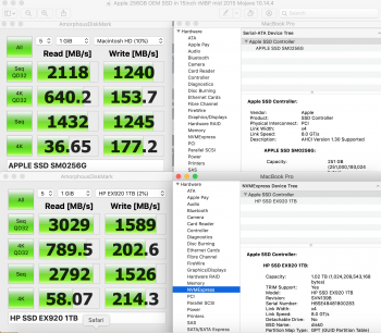 Apple 256GB OEM SSD vs HP EX 920 SSD.png