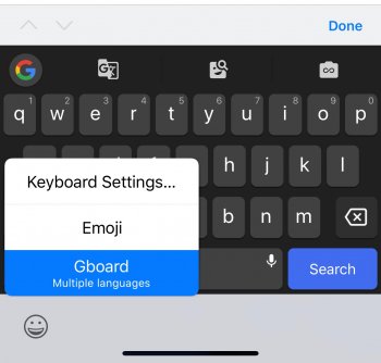 GBoard XS Max iMessage Menu.jpg