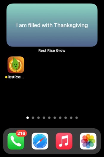 Rest Rise Grow Thanksgiving iOS Widget.jpg