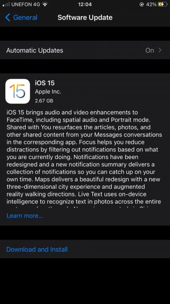 Here's When You Can Download iOS 15 and iPadOS 15 [Now Available] | Page 8  | MacRumors Forums