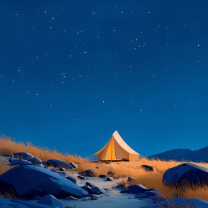 Night Scene with Tent and Stars.jpeg