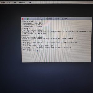 macos recovery example disable amfi.jpeg