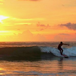 Evening surfer at Pakarang Beach, Phang Nga. Photo by Miichael Way – Version 2.jpg