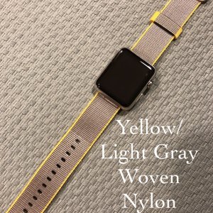 Yellow : Light Gray Woven Nylon Band.jpg