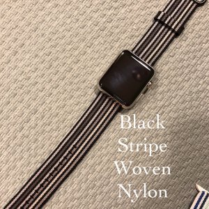 2018 Black Stripe Woven Nylon Band.jpg