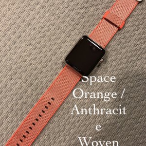 Space Orange : Anthracite Woven Nylon.jpg