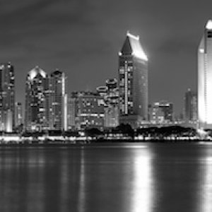 San Diego Skyline B&W.jpg