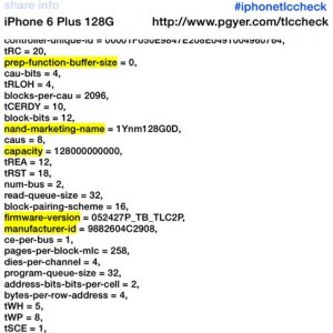 iPhone plus 128GB TLC check detailes.jpg