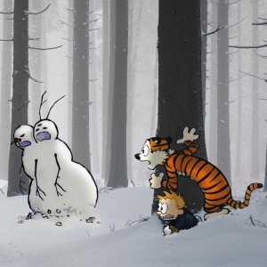 Calvin Hobbes snowman.png