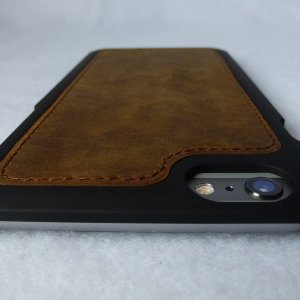 Doc Artisan Sport Leather Wallet Combo Case--Inner Phone Case Back Top View.jpg