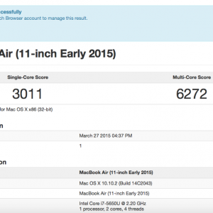 GeekBenchMark | MacBook Air (11-inch, Early 2015) .png