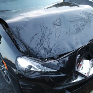 Toyota 86 - 2017 Black - Hood after accident.jpg