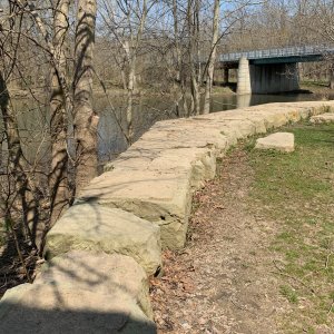 Battelle Darby Creek - Bridge and blocks along waterside.jpeg