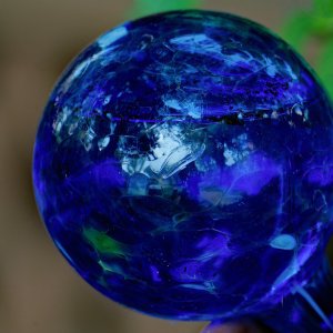 Sparkly Blue Yard Ornament Ball.jpeg