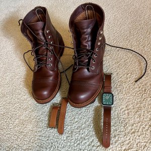 aw saddle brown classic buckle red wing iron rangers.jpg