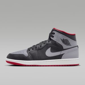 Air Jordan 1 Mid Black:Fire Red:White:Cement Grey .jpeg