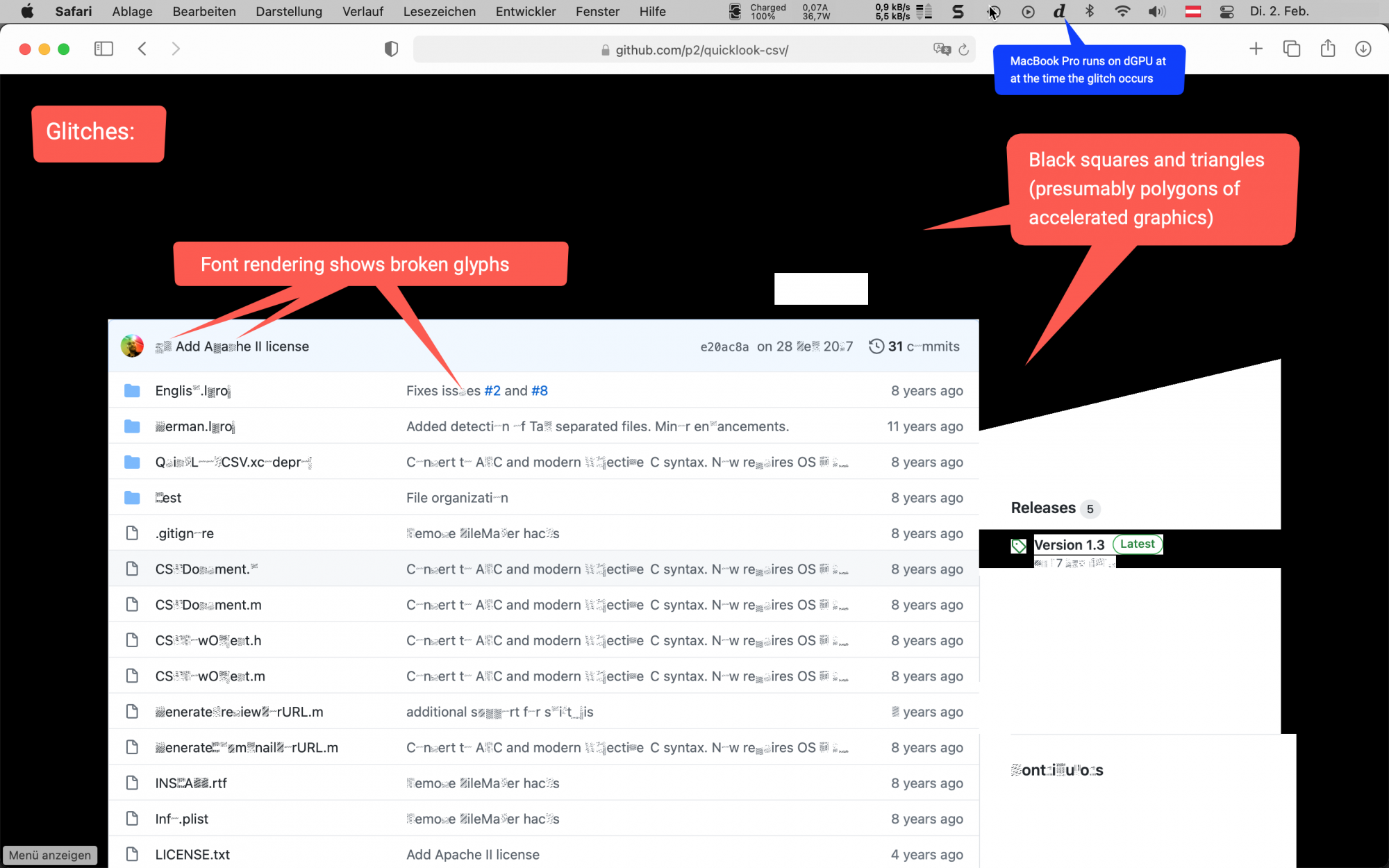 2b dGPU glitch Safari GitHub 2021-02-02 annotated.png