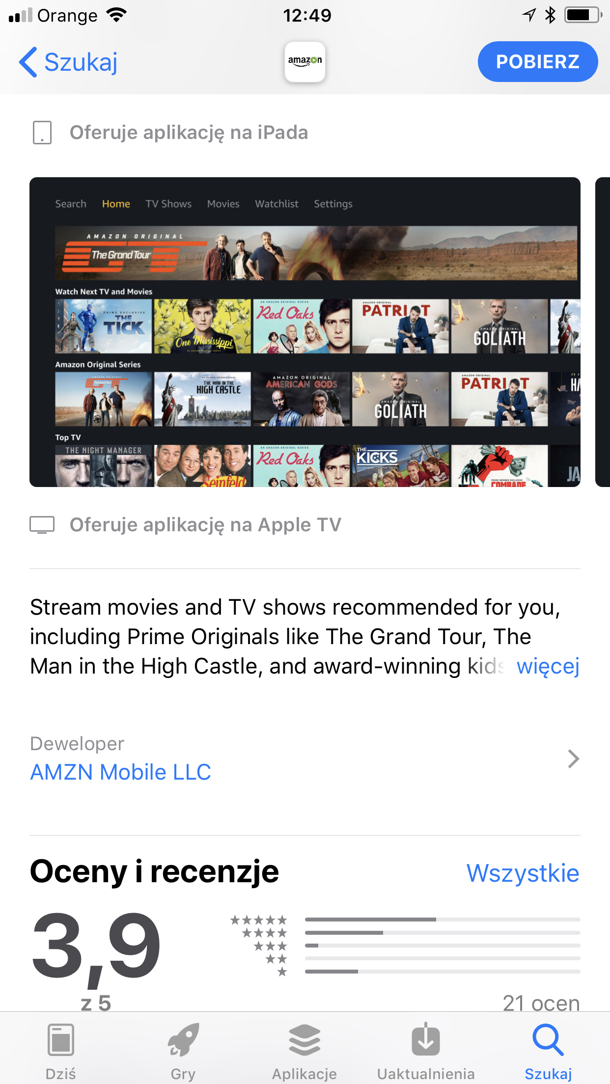 Amazon TV App in Poland.PNG