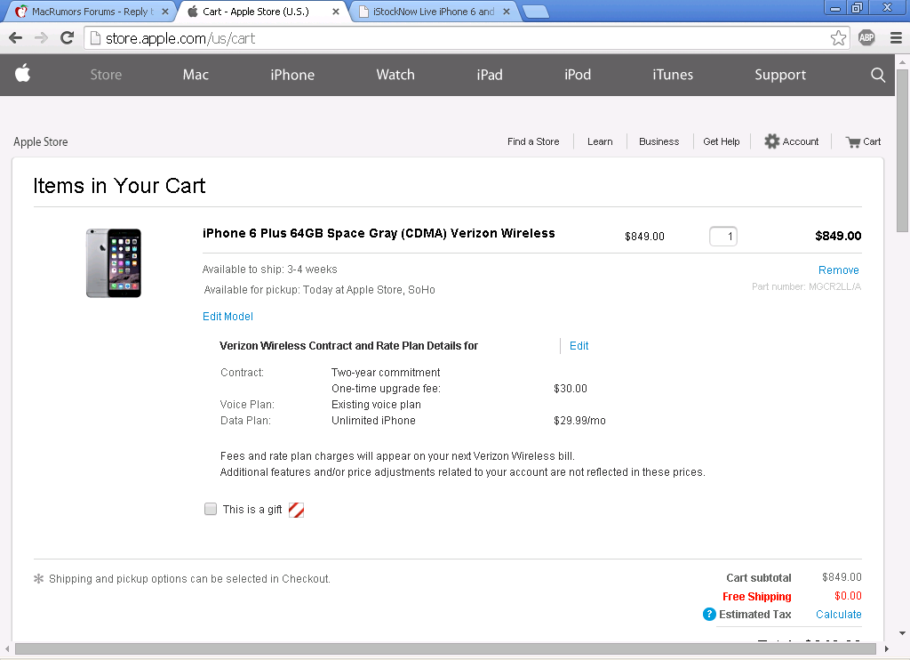 Apple Cart Full Price.PNG
