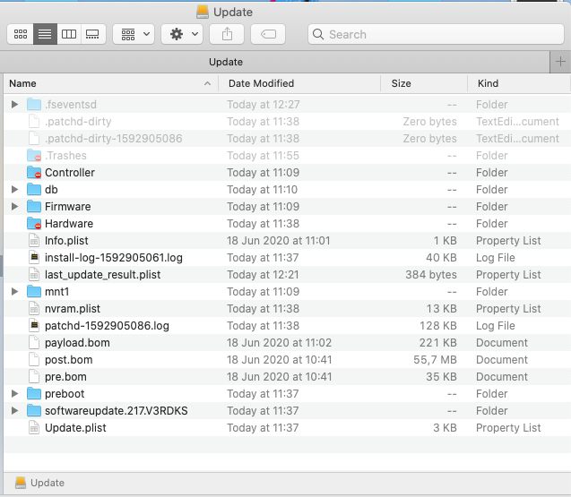 Big Sur new APFS Update volume.png