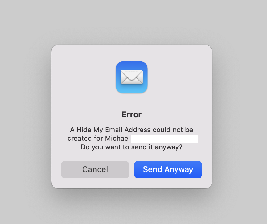 Hide My Email address Failure.png