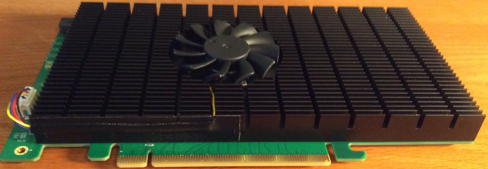 Highpoint SSD7505 heatsink fan.JPG