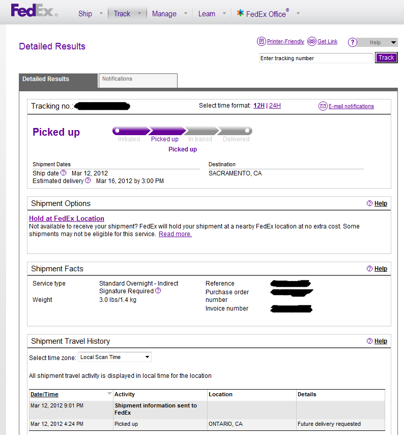 ipad 3 shipment Fedex info.png