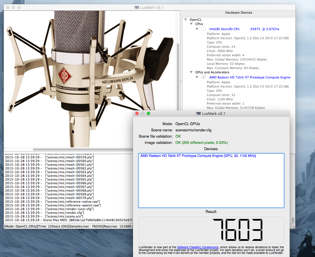 Luxmark 3.1 & 280X : OS X 15C27e.png