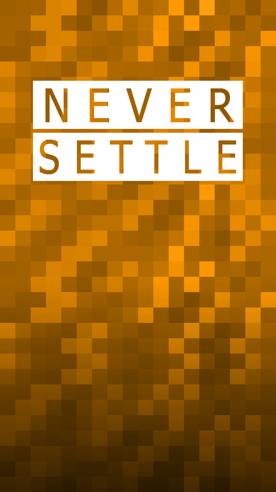 OnePlus One Never Settle Orange Squares Android Wallpaper.jpg