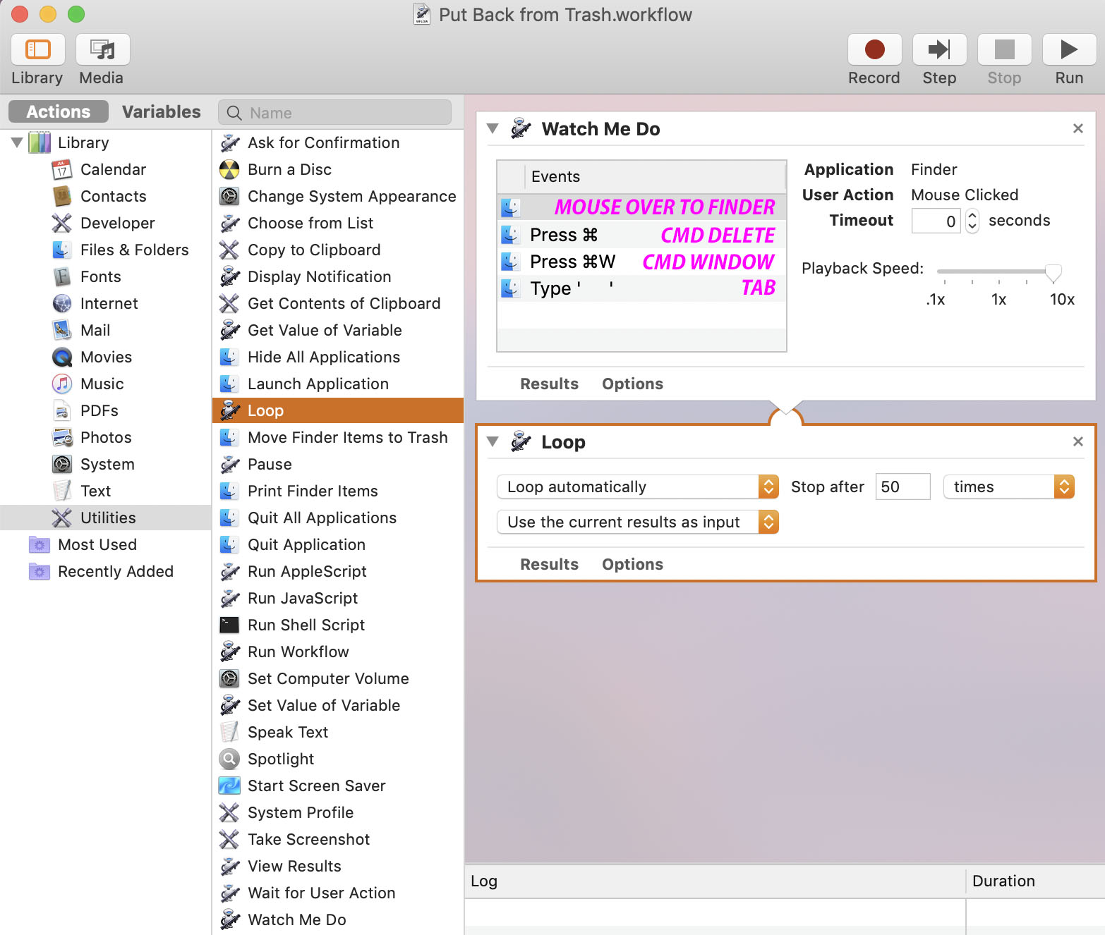 Put Back From Trash Workflow Screen.jpg