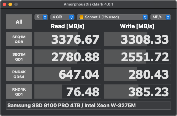 Samsung SSD 9100 PRO 4TB : Intel Xeon W-3275M.png