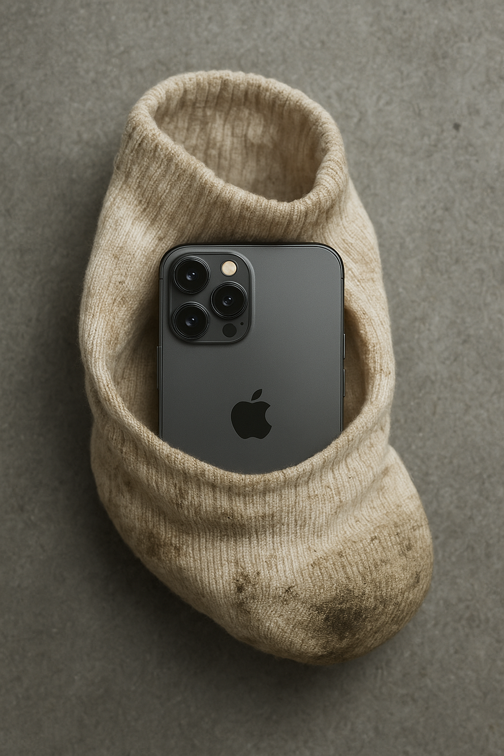 Smartphone in Worn Sock Setting.png