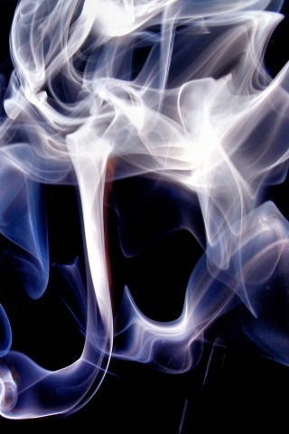 White w Blue Smoke.JPG