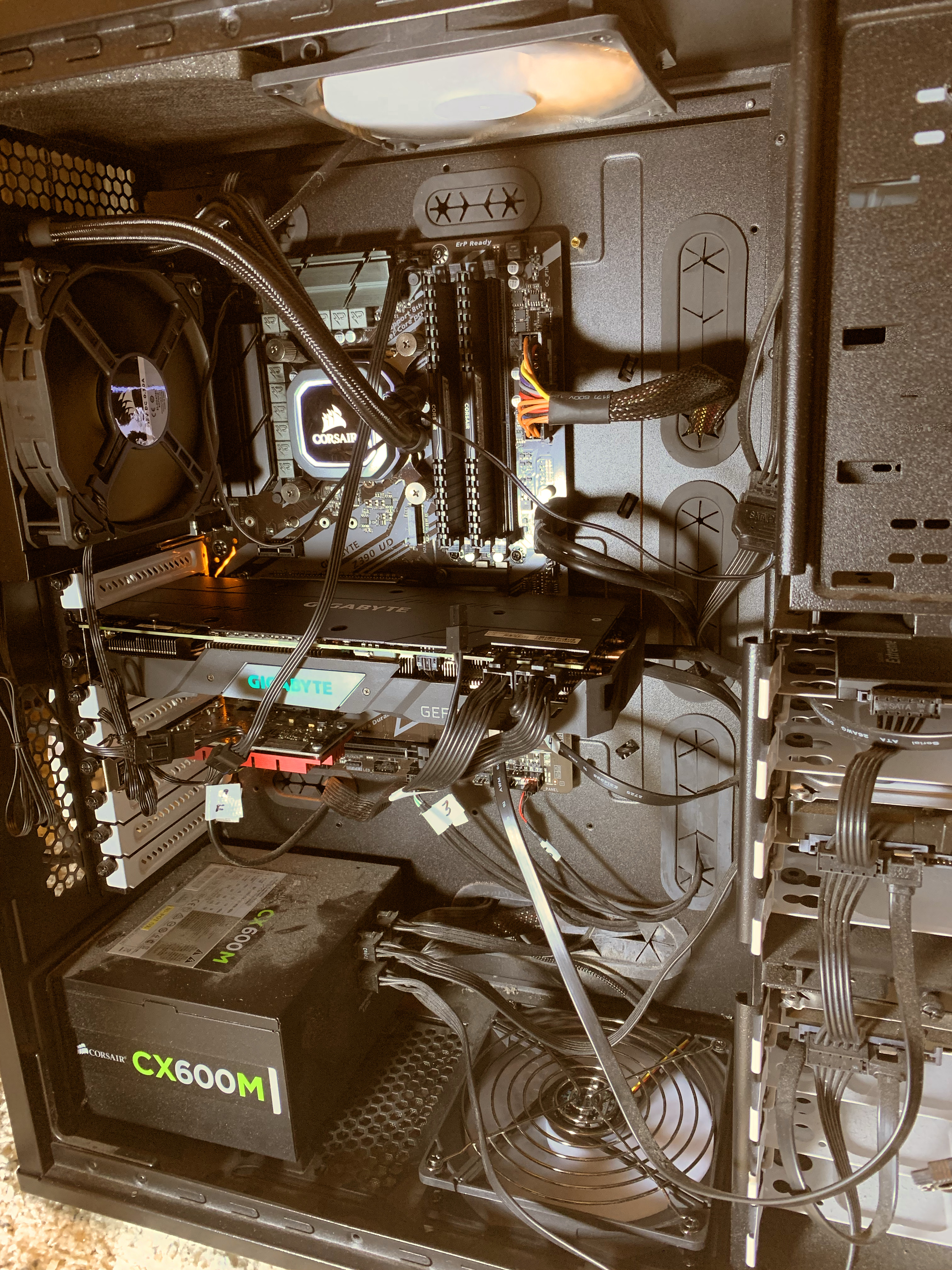 Z390UD Board Installed.jpg