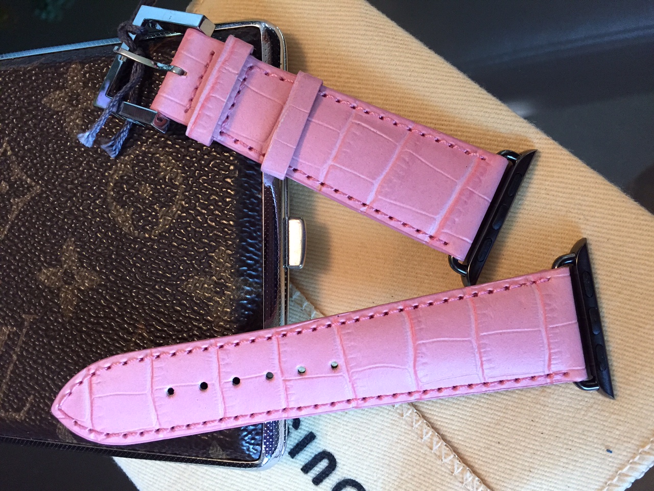 Leather Louis Vuitton Watch Bands/Straps - BIG PROMOTION !!! - HypedEffect