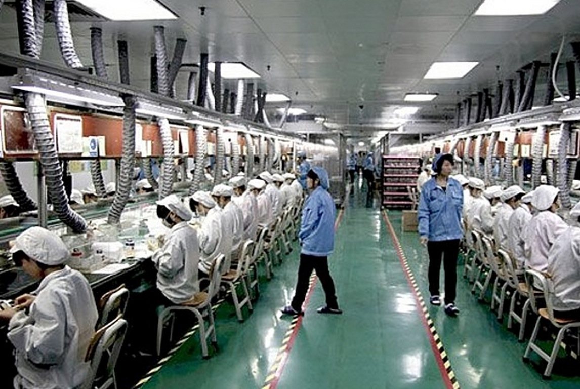 Завод apple в китае