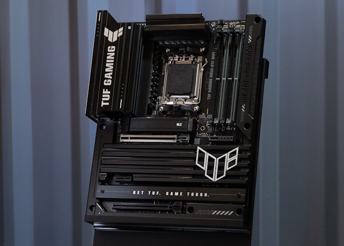 The TUF Gaming B850-BTF WiFi motherboard