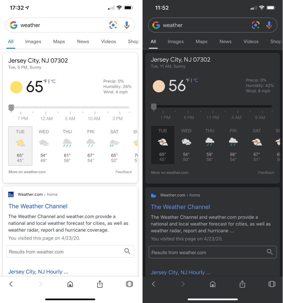 Google Adding Dark Mode Support To Google Search App For Ios And Android Macrumors Forums