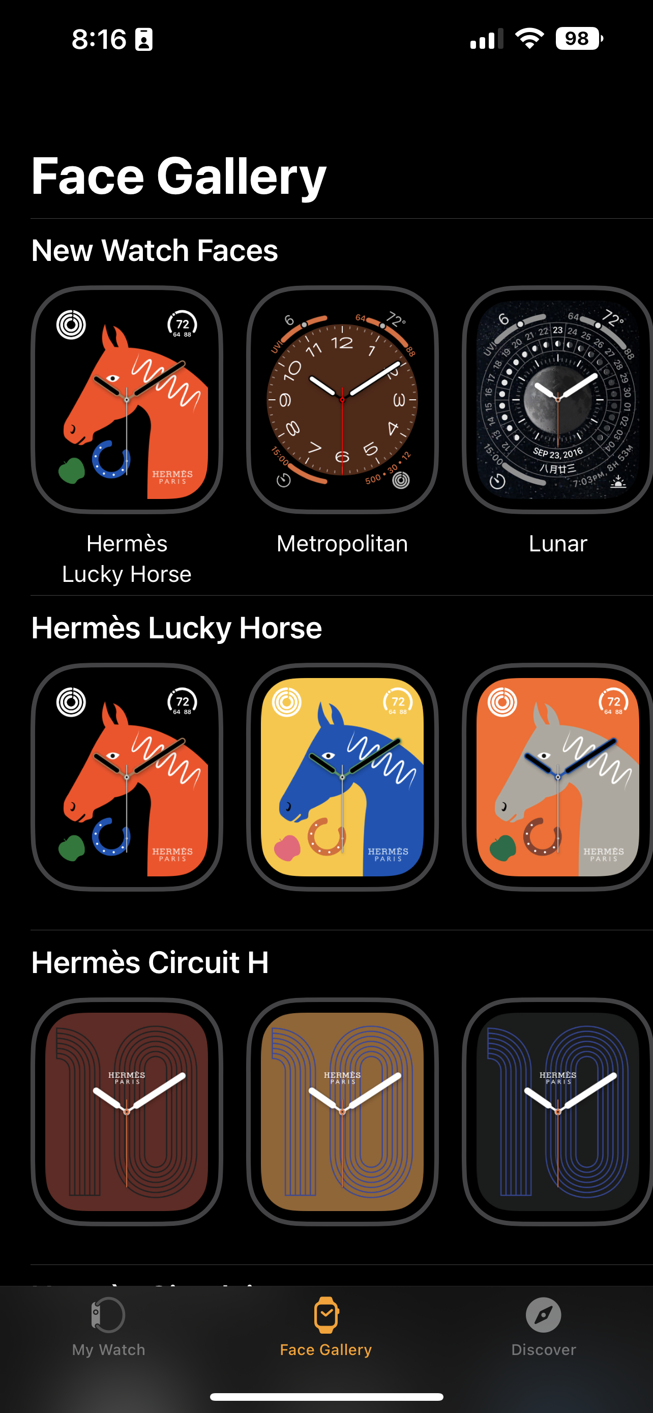 Apple watch hermes face hotsell app